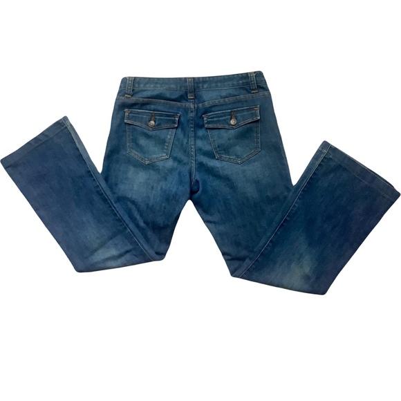 🇨🇦 Bootleg Low Rise Waist Perfect Blue Jeans - Picture 6 of 6